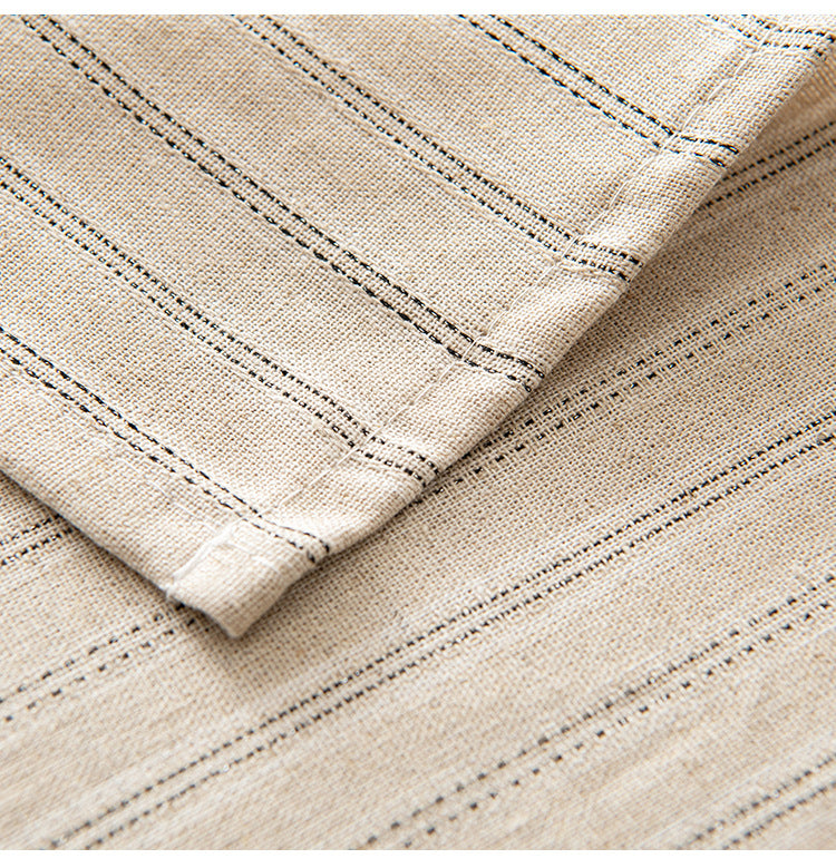 Transform Your Dining Experience with Our Japanese Rectangular Striped Tablecloth
